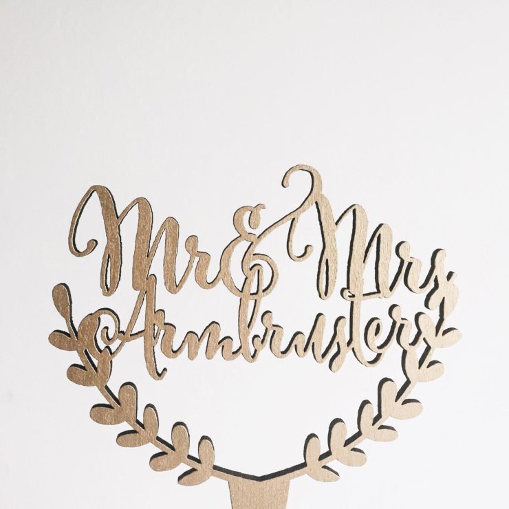 etsy wedding cake topper