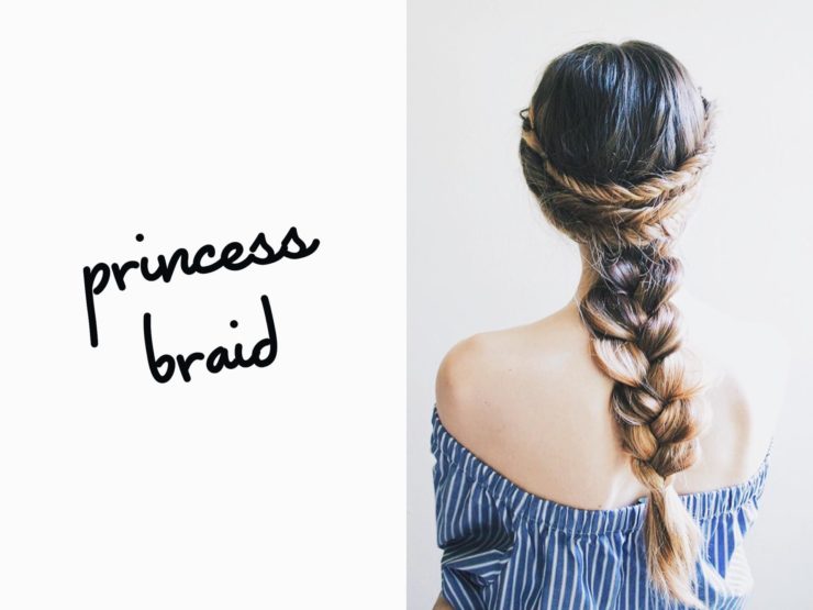 princess braided hairstyle