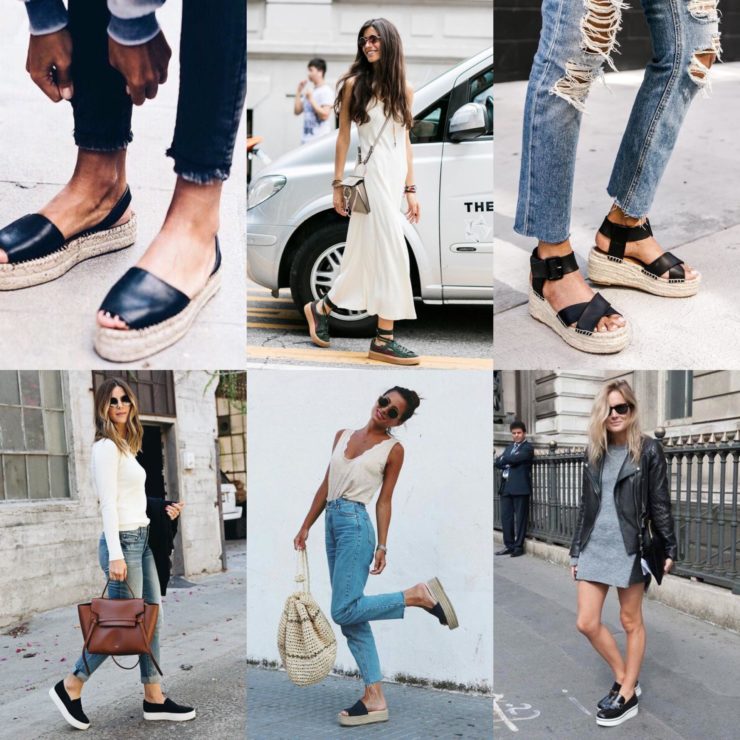summer fashion platform shoes
