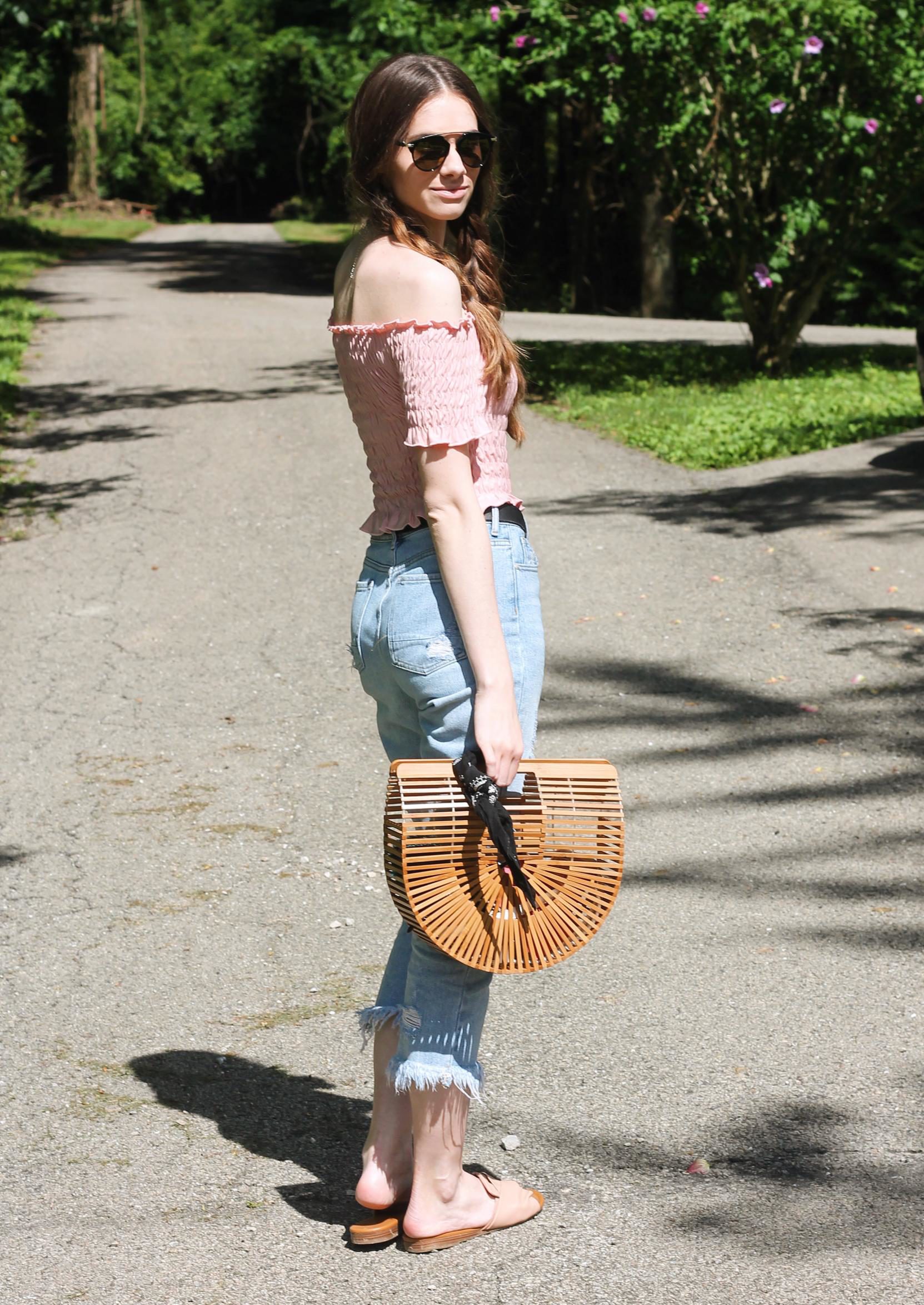 How to Style Summer's Trendy Bamboo Handbag
