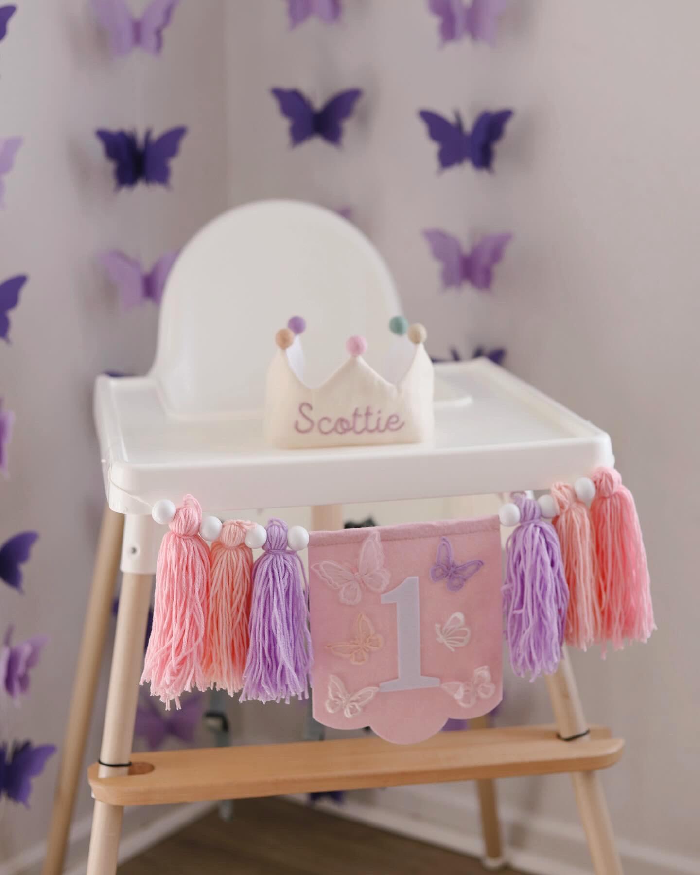 Scottie's Butterfly-Themed First Birthday Party