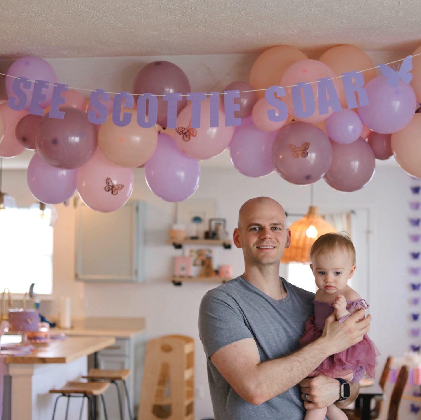 Scottie's Butterfly-Themed First Birthday Party