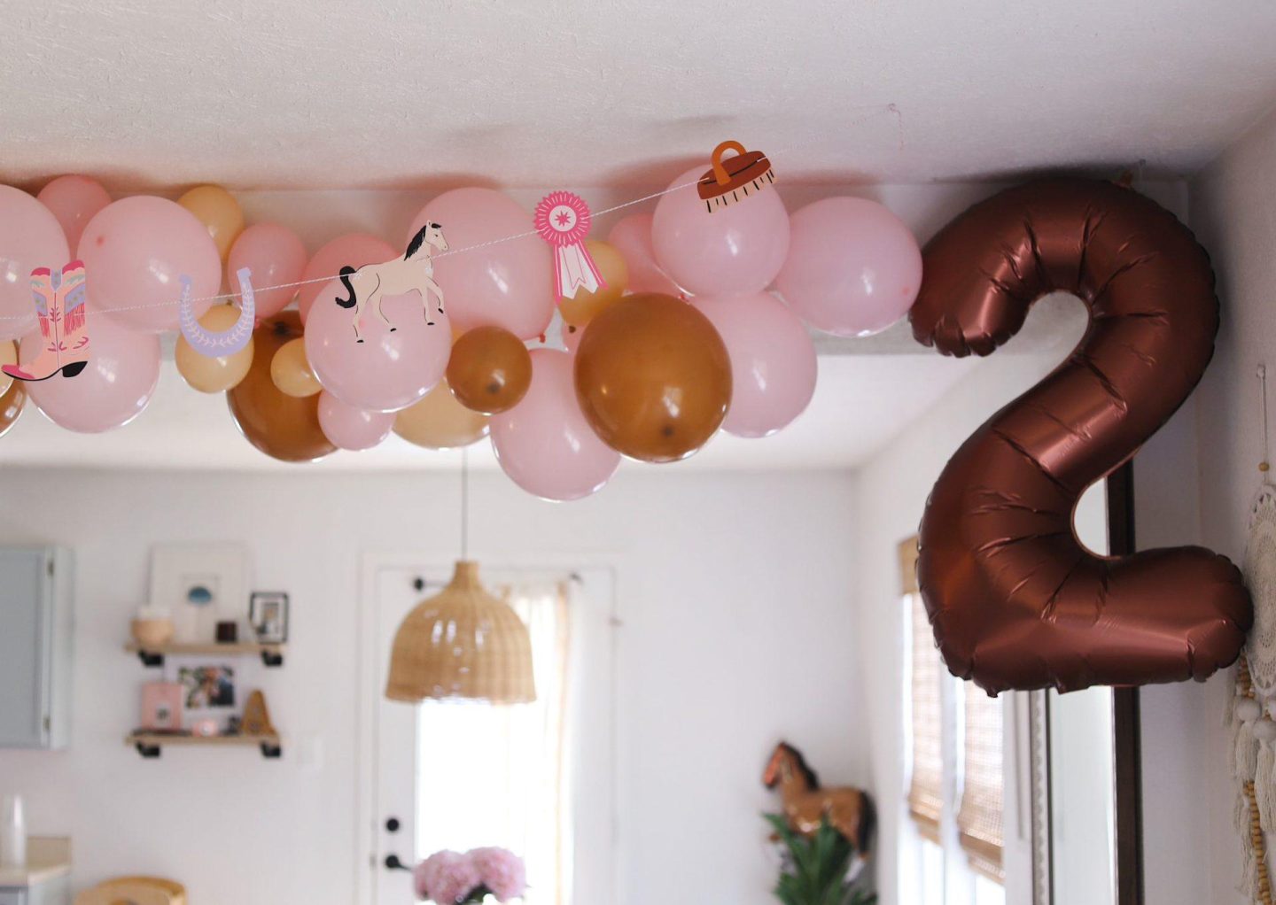 Cowgirl/Horse-Themed 2nd Birthday Party