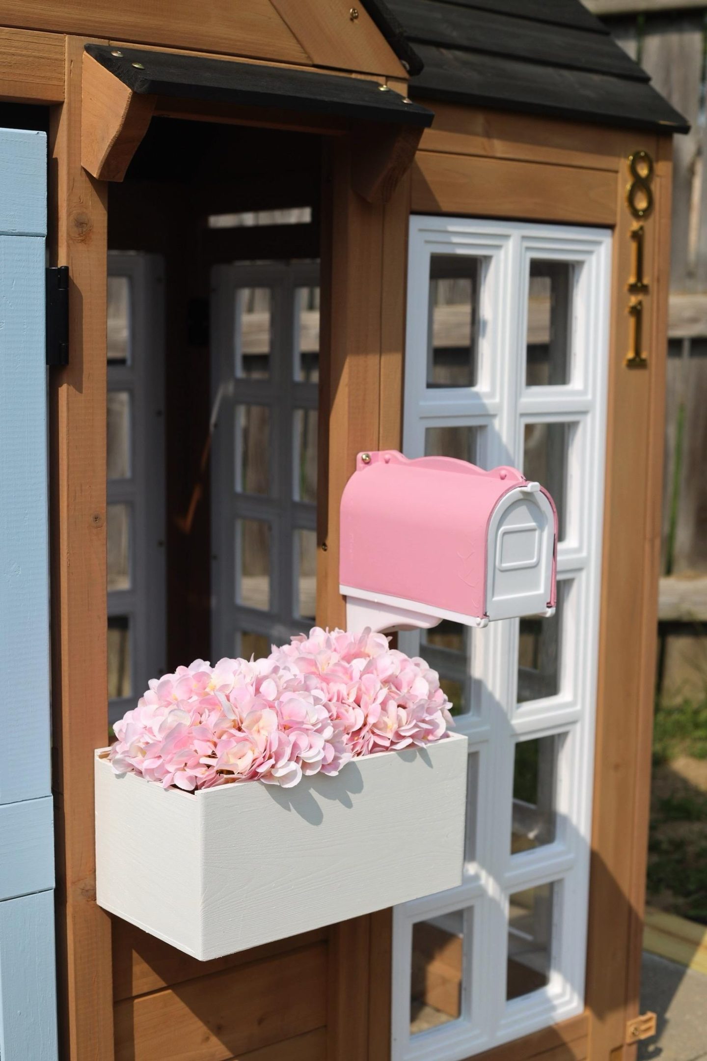 Coastal/Nantucket-Inspired Playhouse Makeover (KidKraft Atrium Breeze)