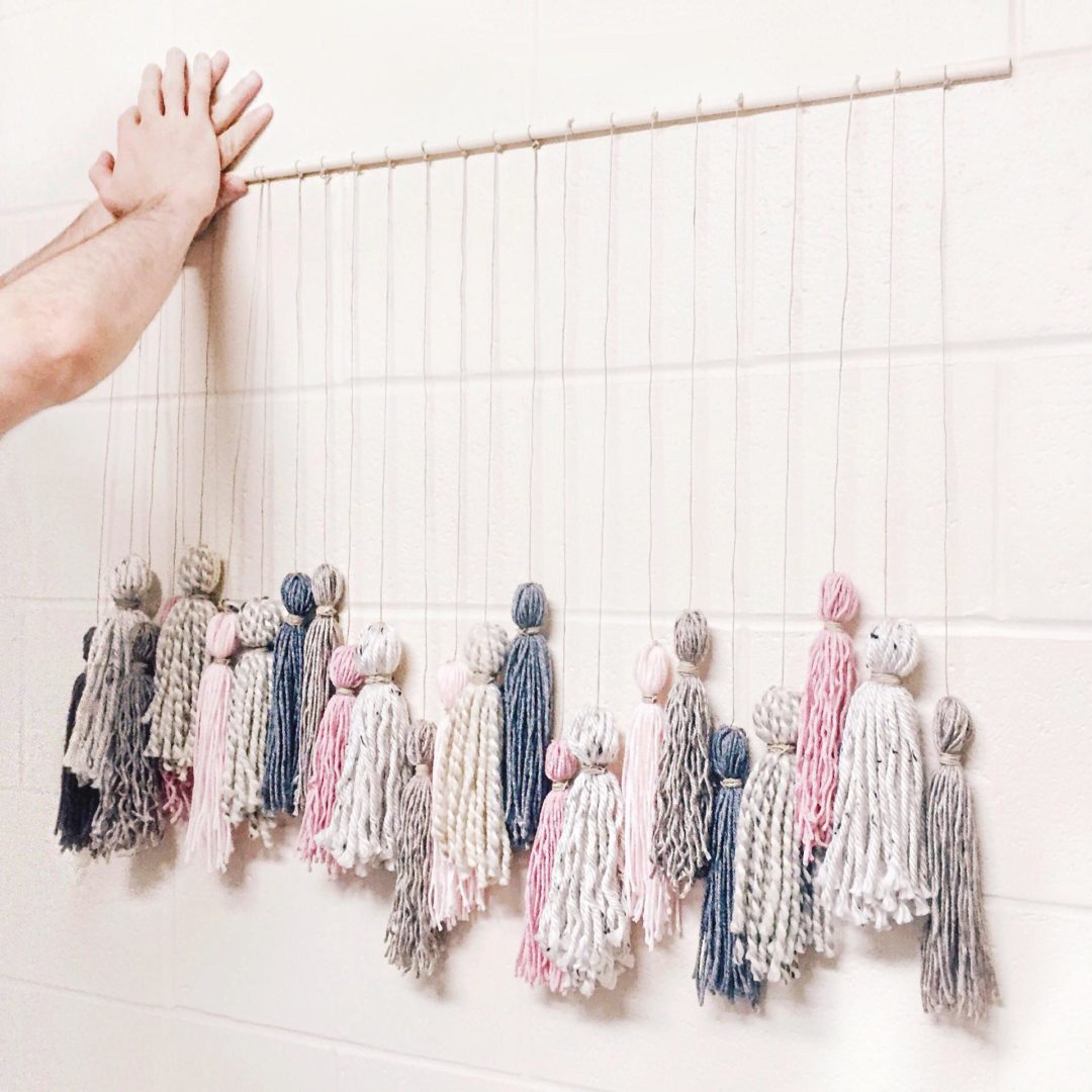 DIY Tassel Wall Hanging Abby Saylor Armbruster