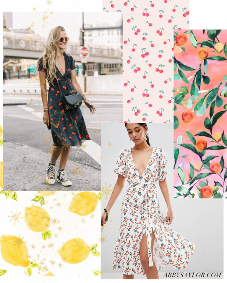ON TREND: Fruit Printed Everything