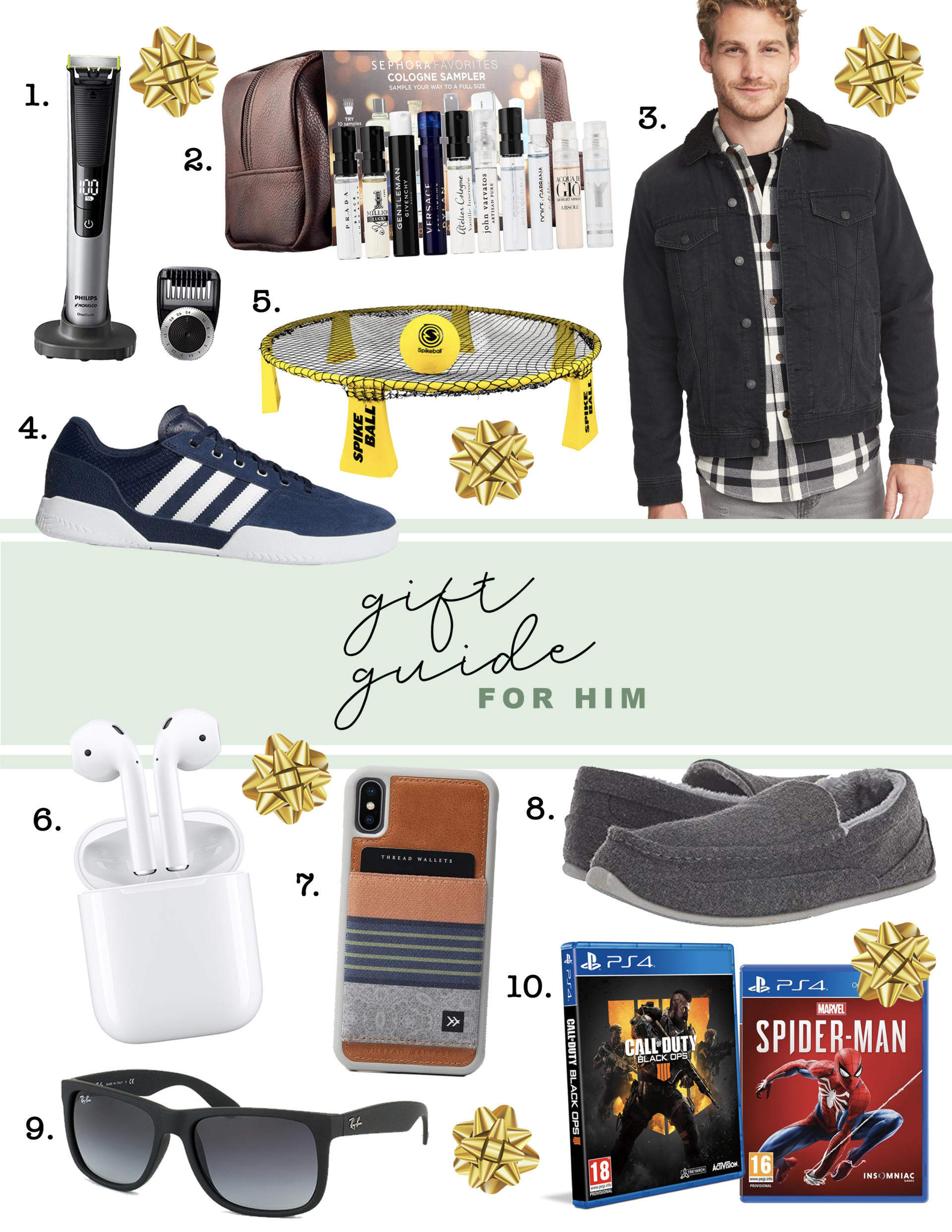 Holiday Gift Guide For Him 2018